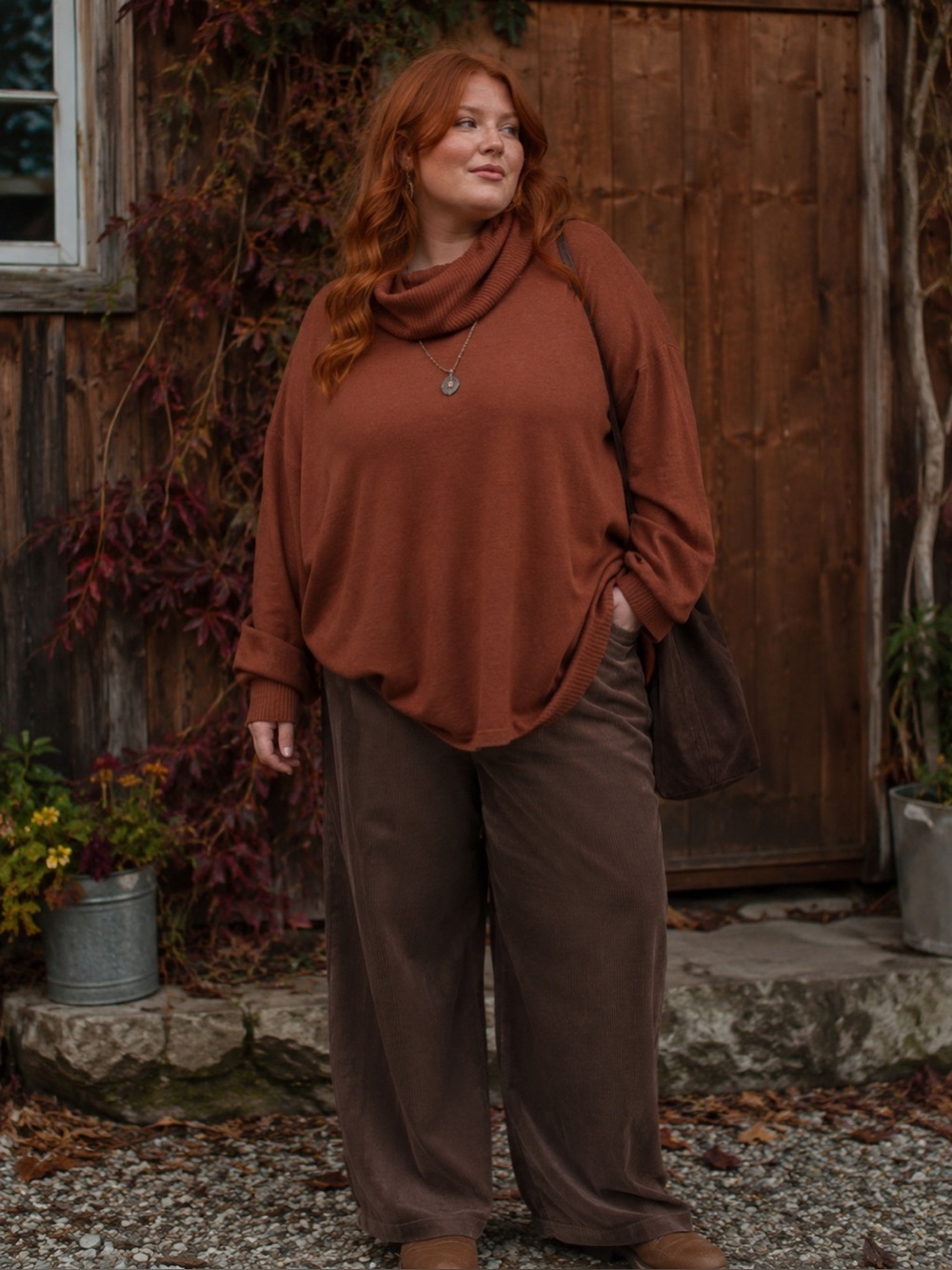 St. John’s bay women’s cowl neck sweater